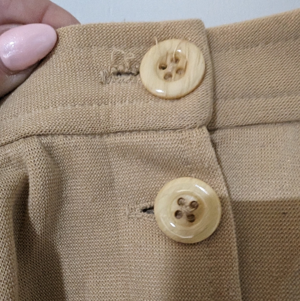 Vintage 70s Pykettes Button Front A-Line Midi Ski… - image 3